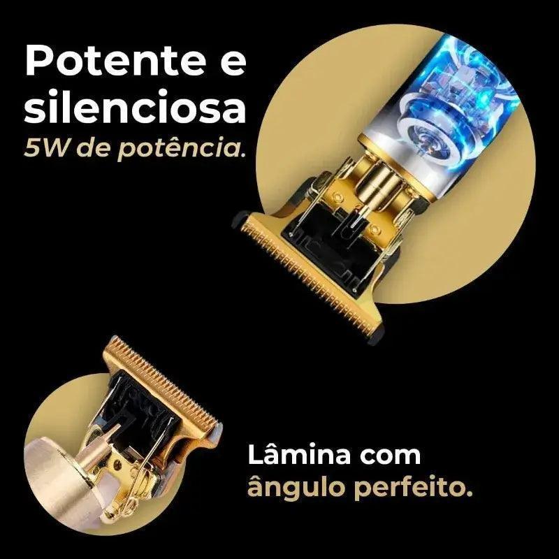 Maquina de Cortar Cabelo e fazer Barba acabamento profissional/ DRAGÃO