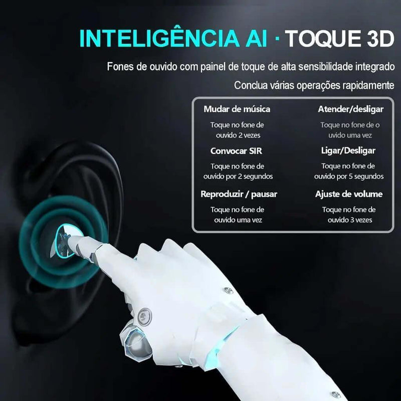 Fone De Ouvido Bluetooth 5.1 M10 Sem Fio tws Estéreo Com Pod Carregador A Prova D'água