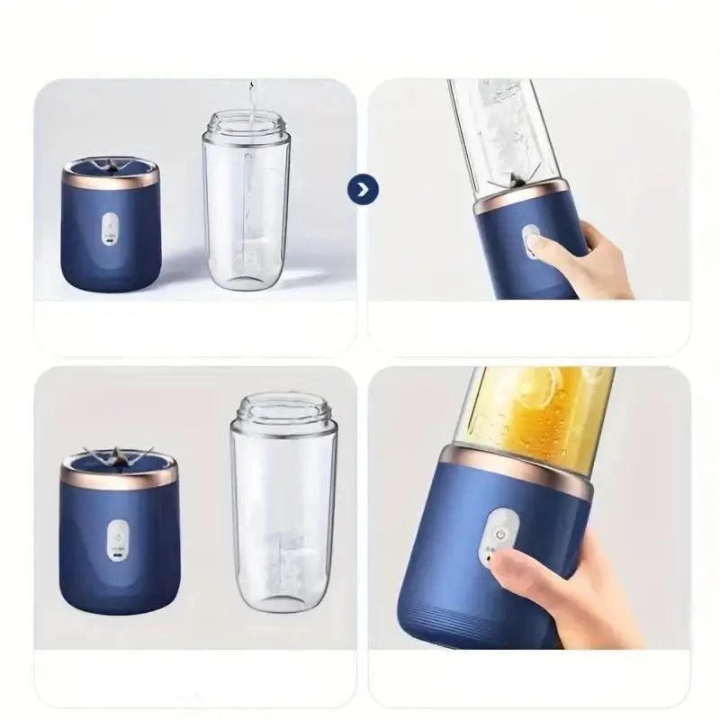 Mini Liquidificador Portátil Carregamento USB 300ML