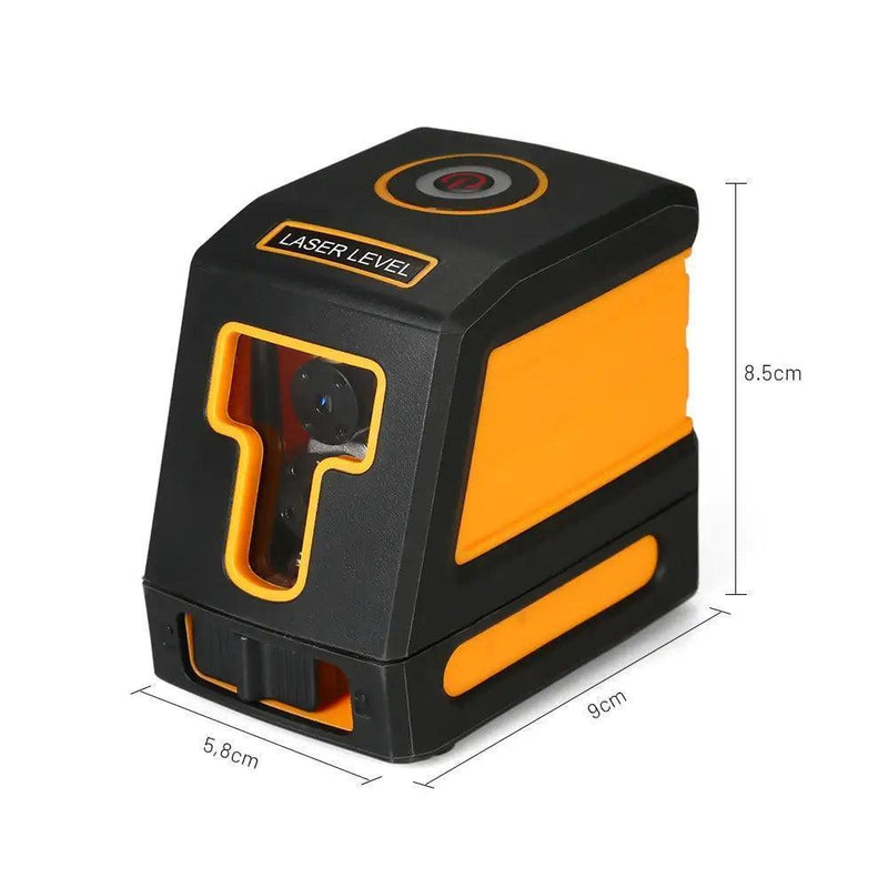 Mini laser de Linha Cruzada Nível a Laser com faixa de medição de 15m de comprimento de linha vertical e horizontal de autonivelamento