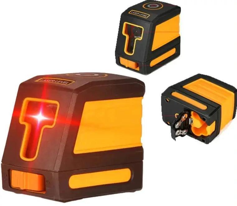 Mini laser de Linha Cruzada Nível a Laser com faixa de medição de 15m de comprimento de linha vertical e horizontal de autonivelamento