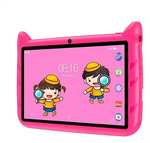 BDF Tablet com Câmera Dupla para Crianças, Android 13, 4GB de RAM, 64GB ROM, Expansão de 1TB, 5G WiFi, 4000mAh, 7 Polegadas